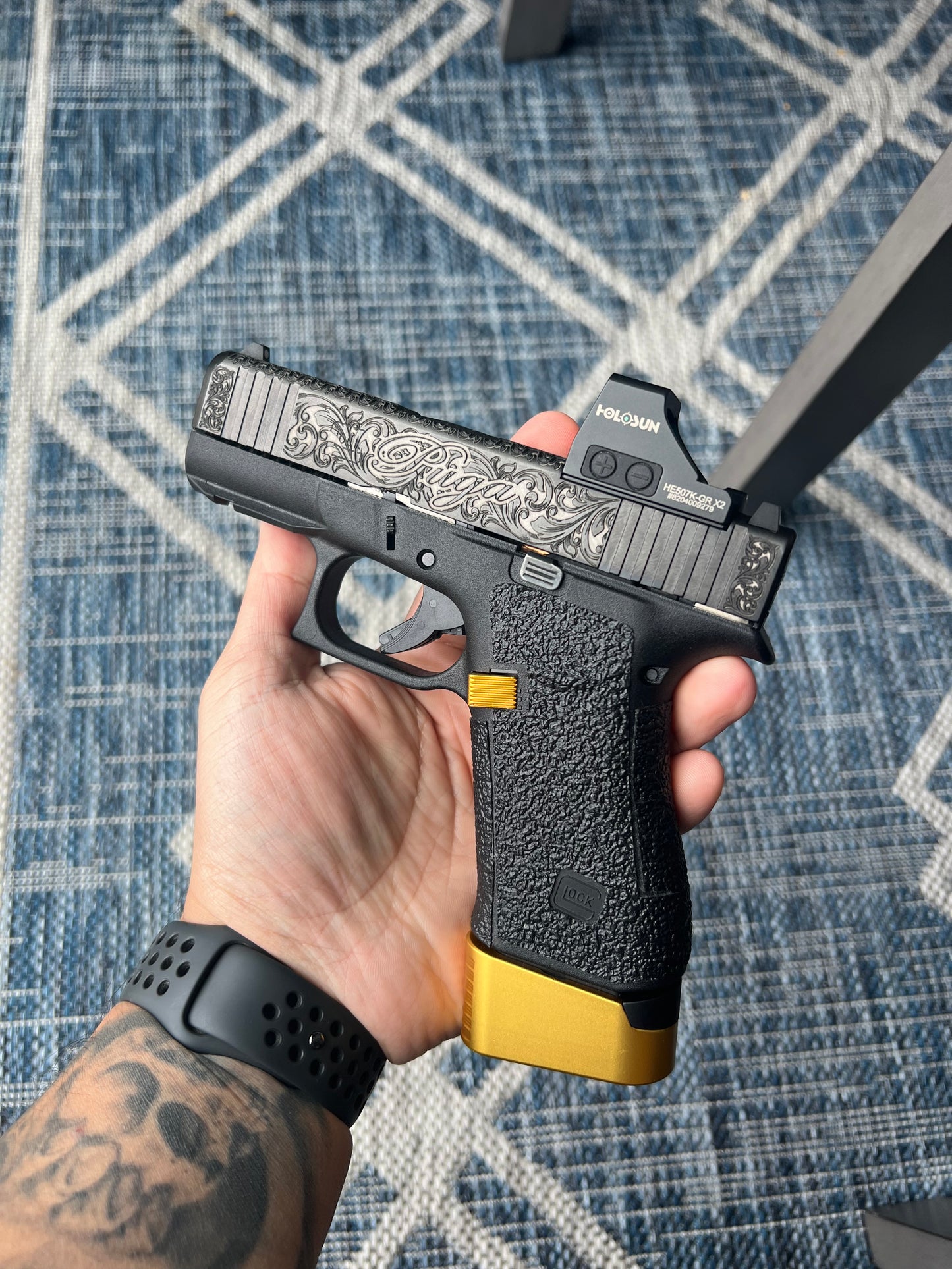 Custom Engraving On Sub-Compacts