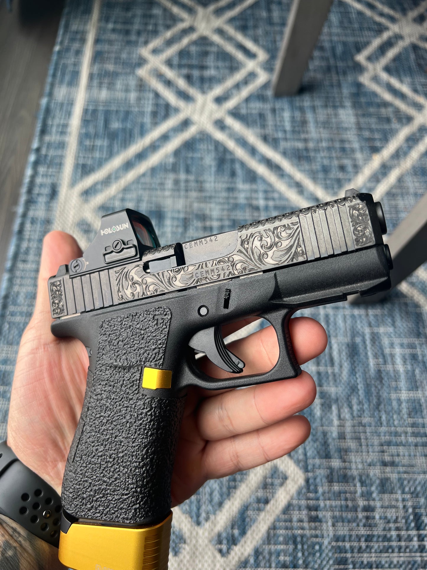 Custom Engraving On Sub-Compacts