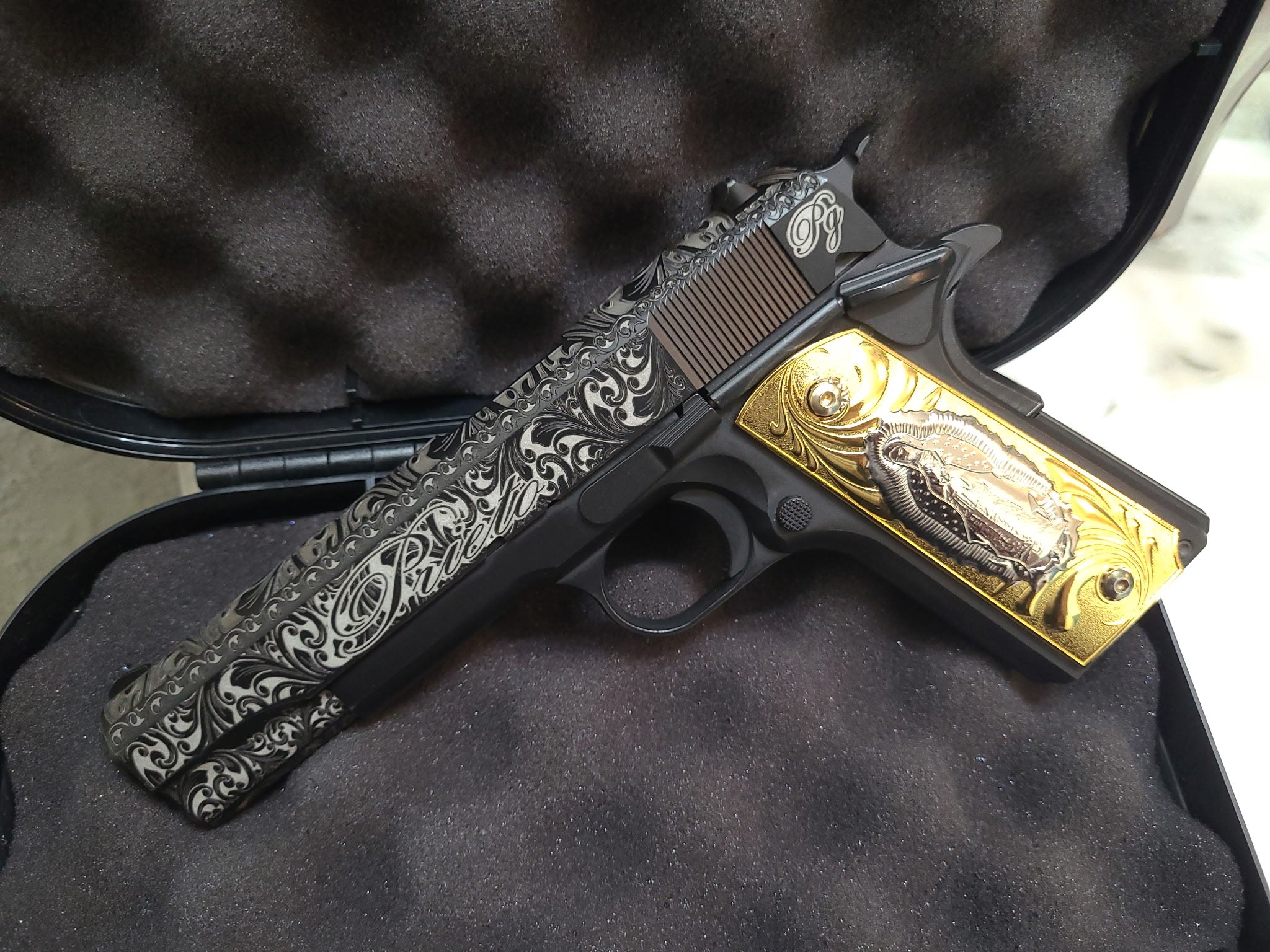 1911 Top Slide Only Engraving – SilverBack Panda