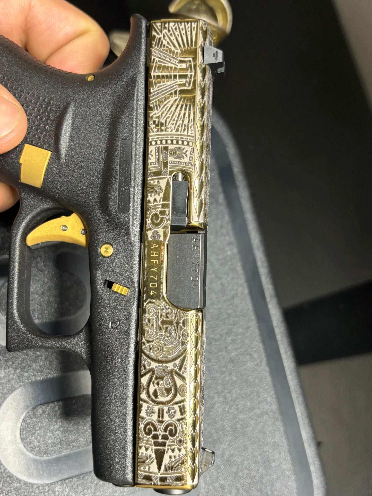 Custom Engraving On Sub-Compacts