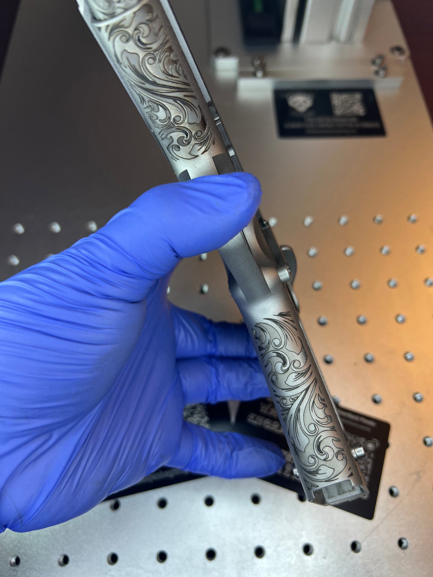 Custom 1911 Engraving