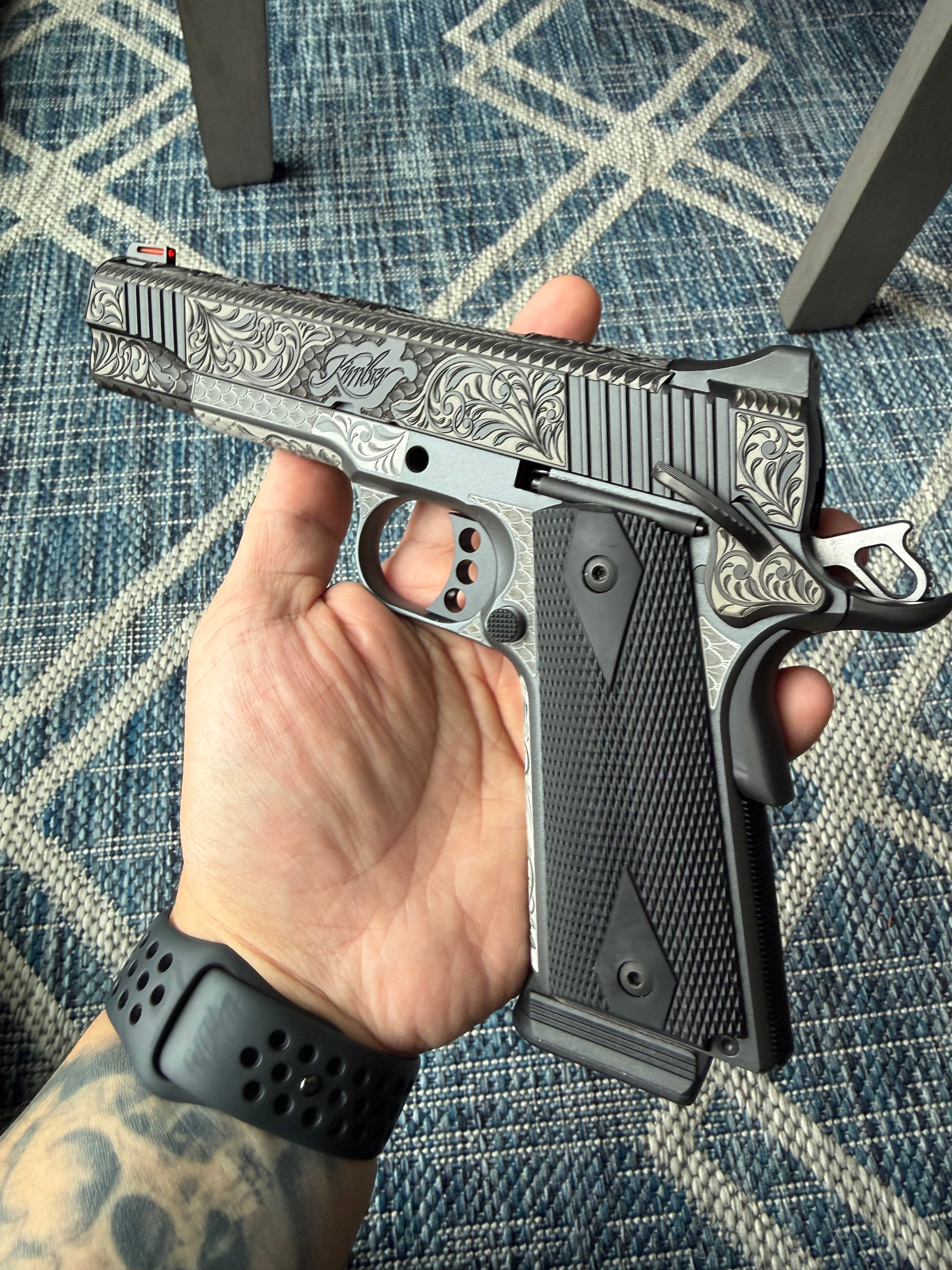 1911 Top Slide Only Engraving – SilverBack Panda
