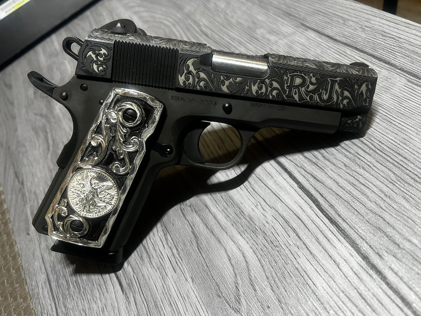 Custom 1911 Engraving