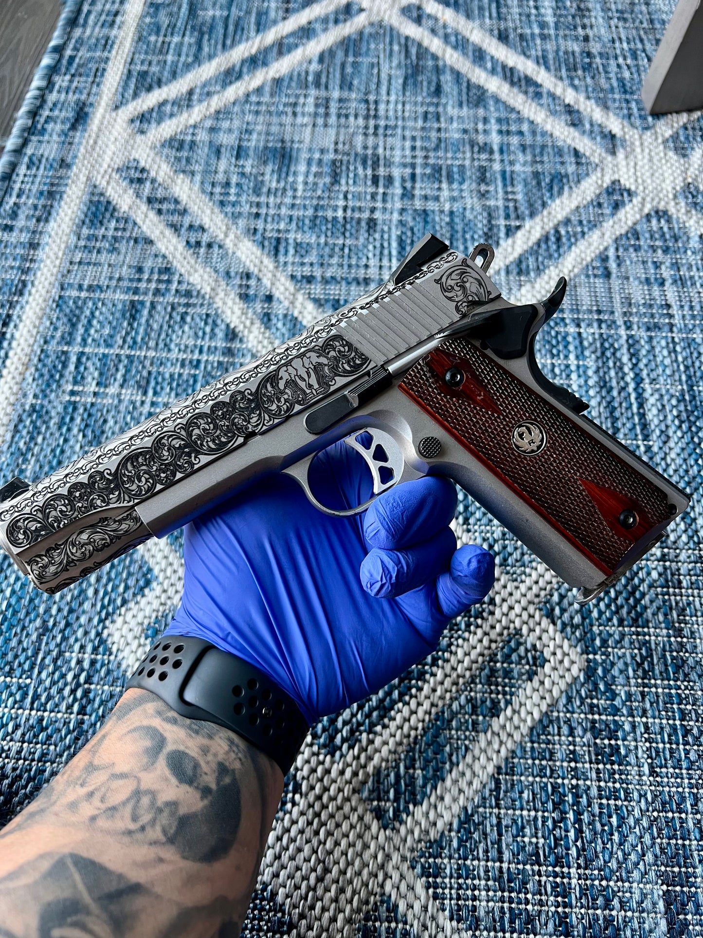 Custom 1911 Engraving