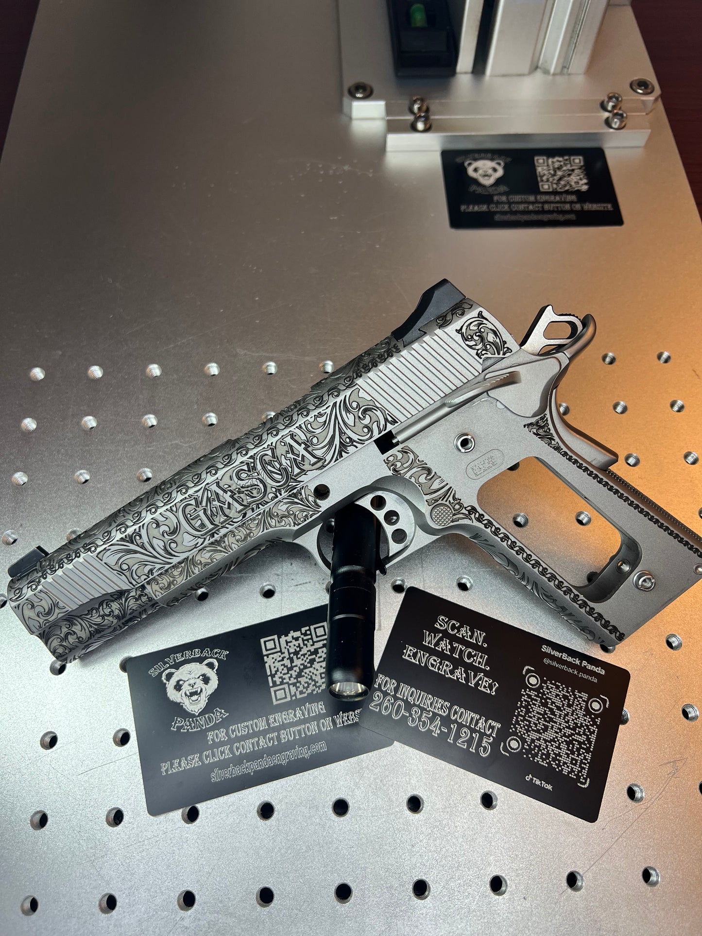 Custom 1911 Engraving