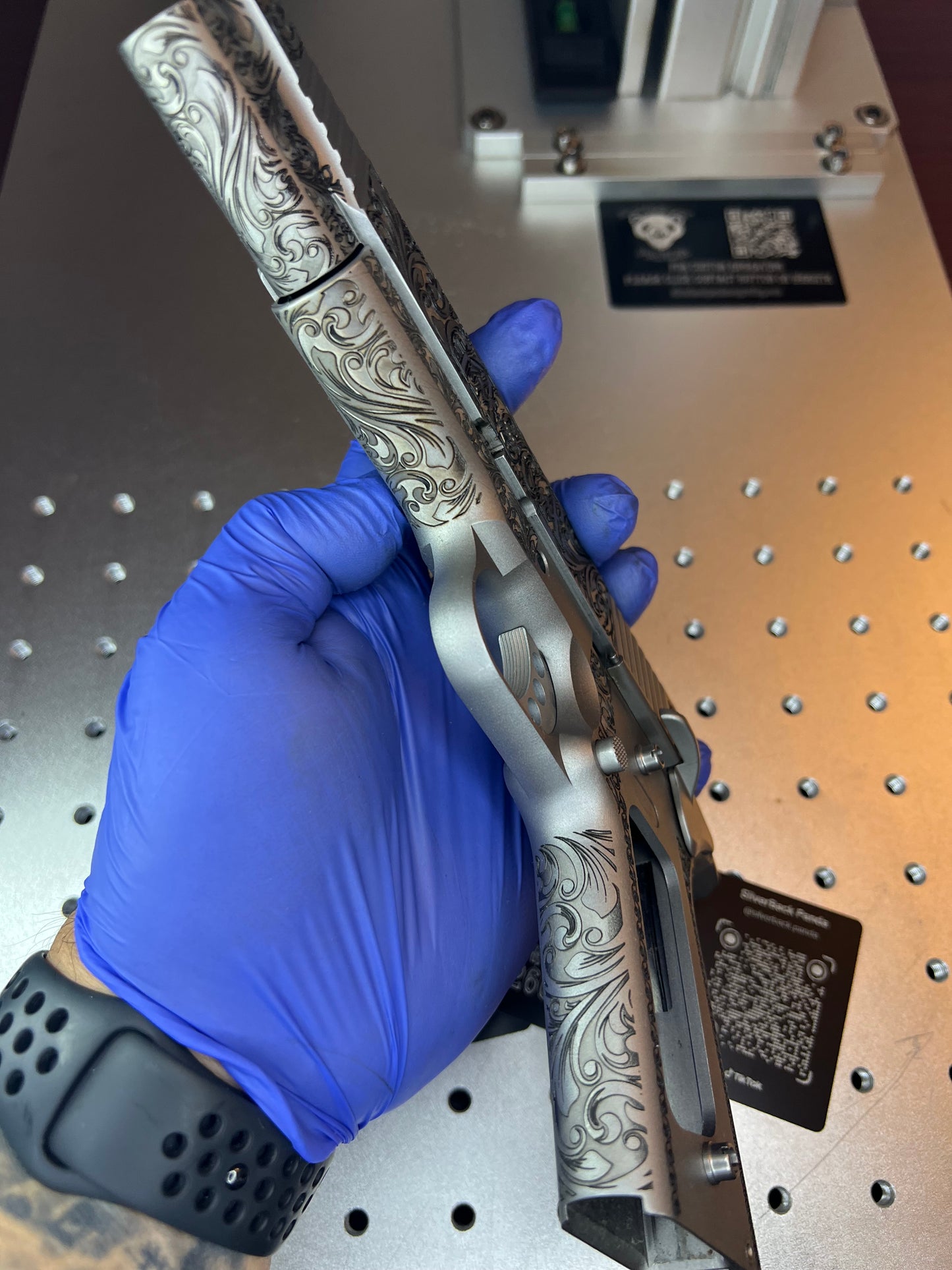 Custom 1911 Engraving