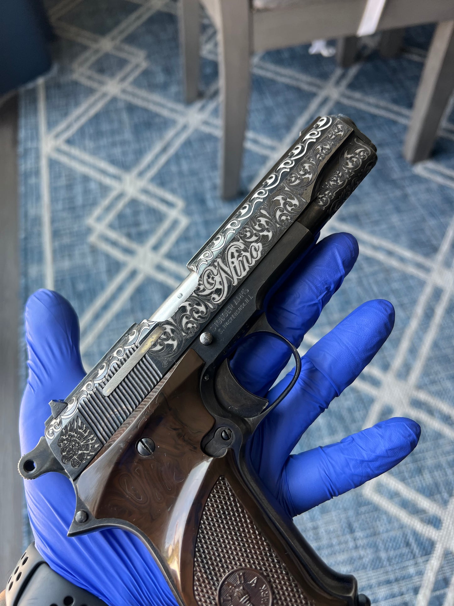 Custom 1911 Engraving