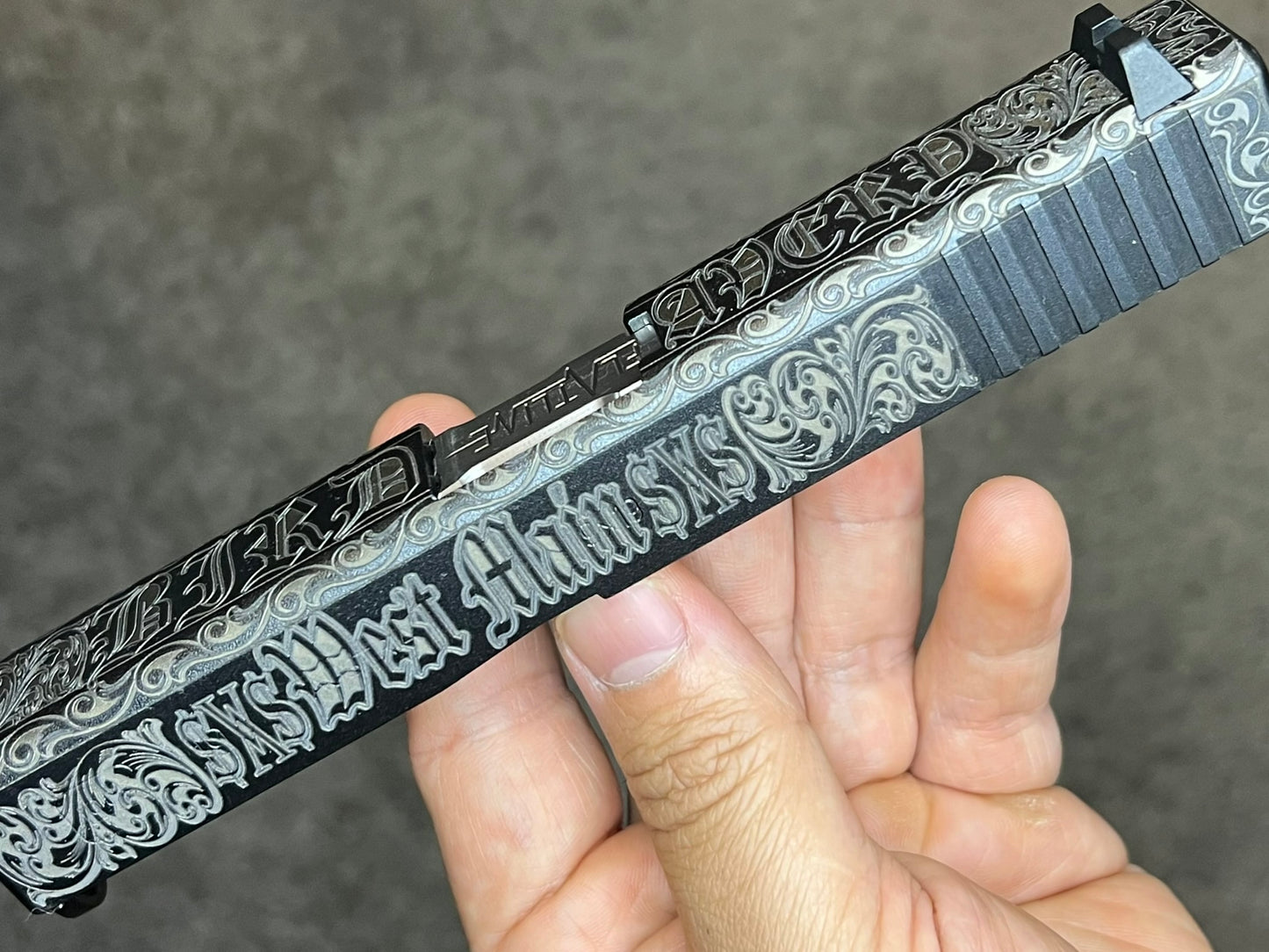 Custom Slide Engraving