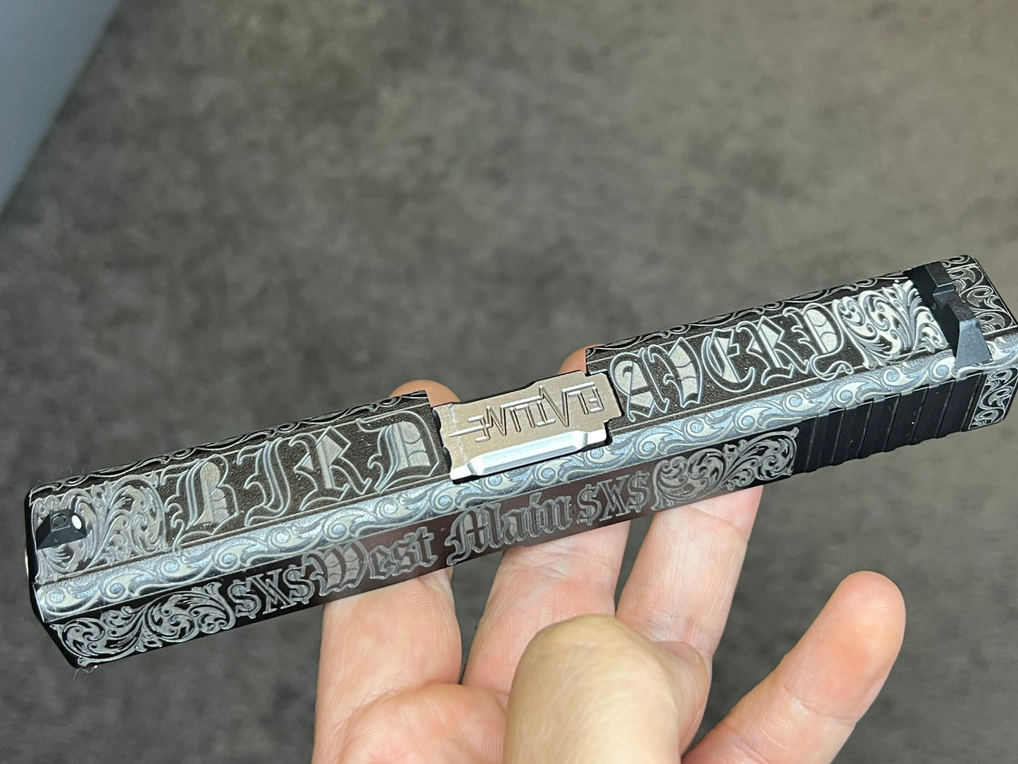 Custom Slide Engraving