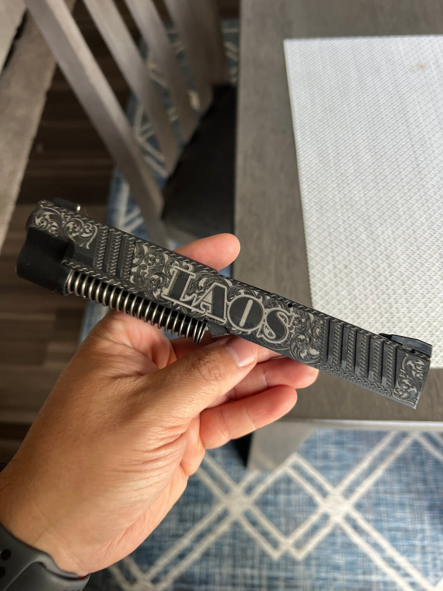 Custom Gun Slide Engraving Service