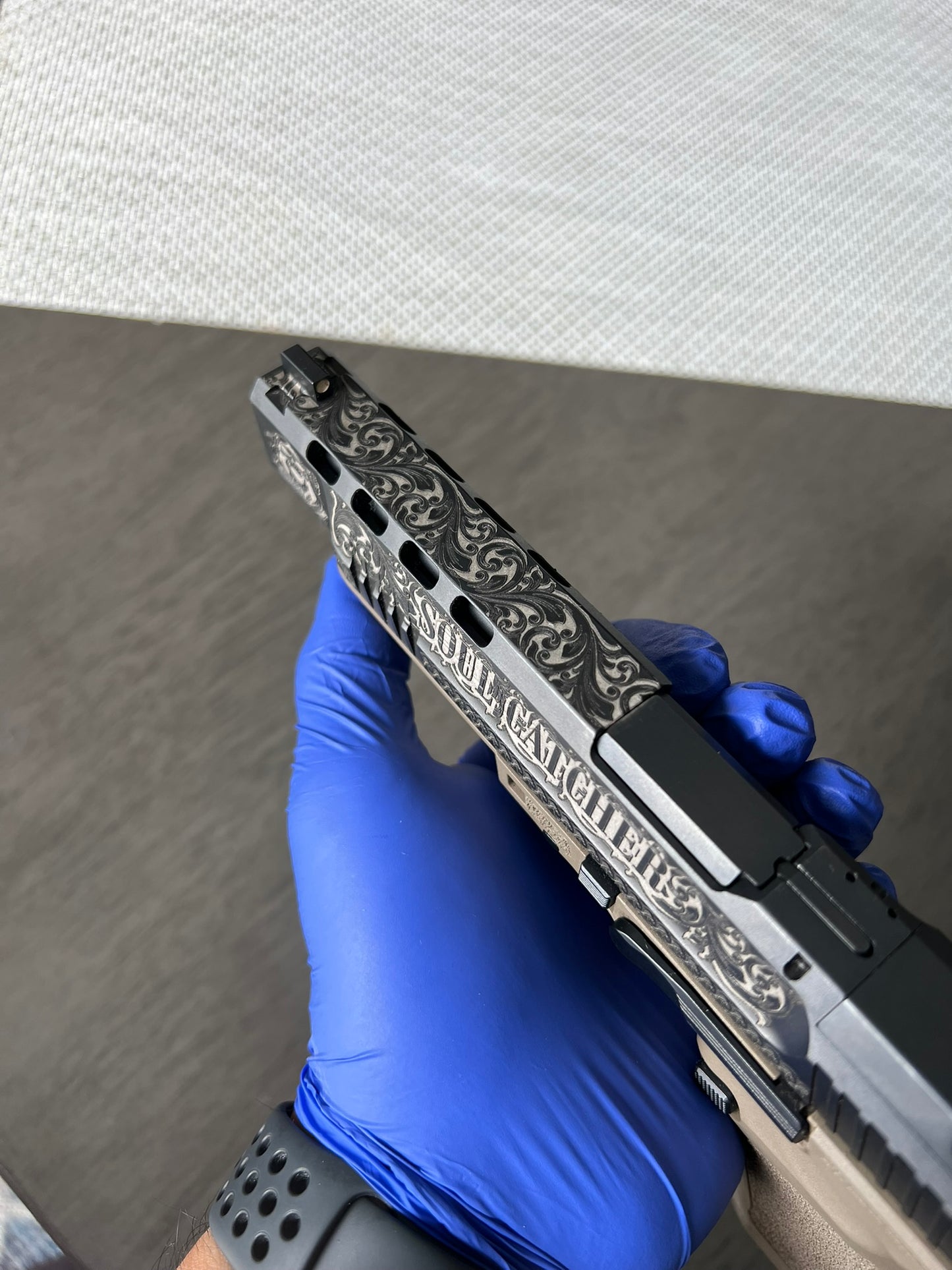 Custom Gun Slide Engraving Service